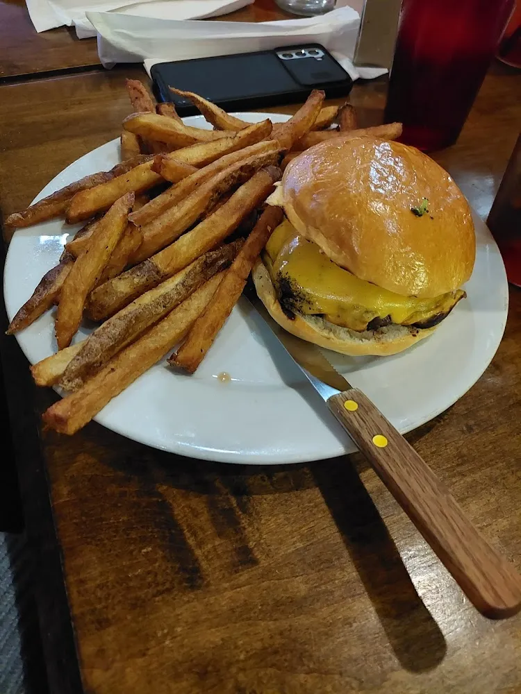 Burger and Fries